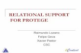 RELATIONAL SUPPORT FOR PROTEGE › conference › 2003 › Raimundo_Lozano_Protege.pdfSixth International Protégé Workshop INTRODUCTION SCOPE: “Structuring Concepts for Online