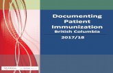Documenting Patient Immunization - Kroll Patient Immunization...Documenting Patient Immunization – BC 2017/18 5 3. Enter your desired marketing message in the space provided. Use