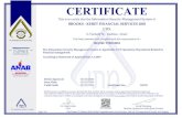 CERTIFICATE - brooks-keret.co.il · This certificate’s validity is subject to the organization maintaining their system in accordance with SII-QCD requirements for system certification.