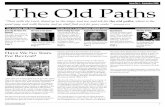Issue No.1 - September 2005 The Old Paths › pdf › oldpaths › oldpaths_sept.pdf · The Old Paths “Thus saith the Lord, Stand ye in the ways, and see, and ask for the old paths,