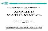 APPLIED MATHEMATICS - CBSE › web_material › ...MATHS-XII.pdf · Class XII - session : 2019 - 2020 UNIT -1 Fundamentals of calculus In this chapter, we introduce the very important