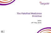 The Falsified Medicines Directive - E-zdravey › user_pic › files › FMD PRESENTATION.pdf · 13 Aegate Public Falsified Medicines Directive (FMD) Parallel Trade Packs purchased