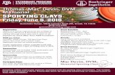 SPORTING CLAYS Friday, June 5, 2015 · Friday, June 5, 2015 Thomas ‘Mac’ Devin, DVM Memorial SPORTING CLAYS Event Schedule Registration • 1pm - 2pm Sporting Clays • 2pm -