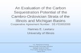 An Evaluation of the Carbon Sequestration Potential of the ... · FMI Log Core interval (4540-4600) Potosi lost circulation zone Solution cavities Core interval Potosi Lost Circulation