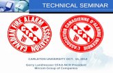 CFAA Annual Technical Seminar OTTAWA/ats2014/1. Gerry... · TECHNICAL SEMINAR CARLETON UNIVERSITY OCT. 15, 2014 Gerry Landmesser CFAA-NCR President ... Initial Meeting held at NRC,