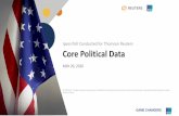 Ipsos Poll Conducted for Thomson Reuters Core Political Data · IPSOS POLL CONDUCTED FOR REUTERS The precision of the Reuters/Ipsos online polls is measured using a credibility interval.