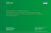Seismic reflection, refraction and tomography …Seismic reflection, refraction and tomography results from 3D seismic data, Forsmark Emil Lundberg Christopher Juhlin Fengjiao Zhang