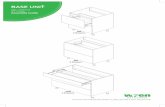BASE UNIT - Wren Kitchens · 2019-04-18 · Step 3. Screw back panel in position using 2 x 16mm screws (J) to drawer base in holes provided. Step 4. Frontal Attachment Secure drawer