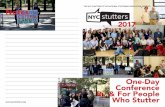 THE NYC CHAPTERS OF THE NATIONAL STUTTERING …The Stuttering Community Through the Years Led by Michael Sugarman A longtime stuttering self-help activist, Michael has been honored