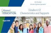 Grades 6-12 Characteristics and Supports...• Kilpatrick, David, Essentials of Assessing, Preventing and Overcoming Reading Difficulties , 2015 • Selznick, Richard, Dyslexia Screening