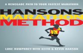 SPORTS / RUNNING $18.95 A RENEGADE PATH TO YOUR …lukehumphreyrunning.com › wp-content › uploads › 2012 › 09 › sampl… · to run your fastest marathon! The hansons-Brooks