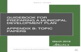 Guidebook for Preparing a Municipal Development Plan ... · Guidebook for Preparing a Municipal Development Plan 235 Once you have determined some future growth rates, you can select