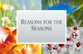 REASONS FOR THE SEASONS - MR. TILLMAN MR ... › uploads › 8 › 6 › 9 › 2 › ...WHAT ARE THE SEASONS? Seasons are the four distinct times of the year when there is a change
