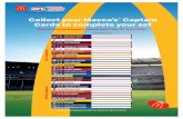 Collect your Macca’s Captain Cards to complete your set › afl › document › 2020 › 01 › 09 › a47434… · GWS GIANTS vs. Geelong Cats Gold Coast SUNS vs. Port Adelaide