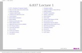 6.837 Lecture 1 - Research | MIT CSAILgroups.csail.mit.edu › graphics › classes › 6.837 › F01 › ... · 6.837 Lecture 1 1. 6.837 - Principles of Computer Graphics 2. Computer