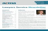 Lawyers Service Newsletter€¦ · Rising Star 2018 33 Journal of Patient Safety and Risk Management 34 Conference news 37 Forthcoming conferences and events from AvMA 37 Webinars