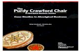 Case Studies in Aboriginal Business Manitobah …...the promotion and development of national Aboriginal business practices and enterprises.” Purdy Crawford, C. C. (1931-2014) Purdy