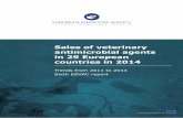 Sales of veterinary antimicrobial agents in 29 European ... › en › documents › report › ... · About the report This sixth ESVAC report presents data on the sales of veterinary