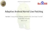 Adaptive Android Kernel Live Patchingww2.cs.fsu.edu/~ychen/paper/KARMA_Slides.pdfAdaptive Android Kernel Live Patching Yue Chen1, Yulong Zhang2, Zhi 2Wang1, Liangzhao Xia2, Chenfu