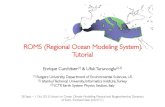 ROMS (Regional Ocean Modeling System) Tutorialindico.ictp.it › event › a14262 › session › 12 › contribution › 64 › ... · 2015-10-12 · ROMS (Regional Ocean Modeling