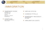 IMMIGRATION - McGill University › aag › files › aag › IMMIGRATION_201012… · Immigration Quebec confirms permanent job offer Faculty member is informed by I&R that process
