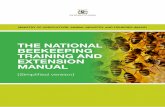 THE NATIONAL BEEKEEPING TRAINING AND ... (1).pdf3 D The National Beekeeping Training and Extension Manual (Simplified version) Funded by: • The Ministry of Agriculture, Animal Industry