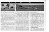 Vision Recumbent Bicycles: Guide to bicycle models and ... › pdf › 1996rcntandemshootout.pdfgulated frame that consists of a Stratus/Nimbus tail section, mated with an updated