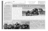 THIS Rites of Passage - Montessori School Of Syracuse · Window is published by the Mon-tessori School of Syracuse five times per year unless otherwise noted. Contributors to this