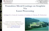 Transition Metal Coatings on Graphite ICALEO 2009 2-5 ...drajput.com/slideshare/downloads/laser_graphite_icaleo2009.pdf · on Graphite. Prepare a precursor mixture by mixing metal