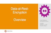 Data-at-Rest- Encryption Overview€¦ · Data-at-Rest-Encryption Overview Hrvoje Matijakovic QA Engineer, Percona FOSDEM February 1st, 2020 Brussels, Belgium