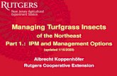 Managing Turfgrass Insects - Dept. of Entomology at Rutgers SEBS · 2020-02-26 · Managing Turfgrass Insects of the Northeast Part 1.: IPM and Management Options (updated 1/16/2020)