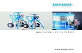 WIWA HERKULES GX SERIES · WIWA HERKULES GX SERIES The WIWA HERKULES GX SERIES consists of paint spraying units particularly suited for large areas and thick film coatings where extremely