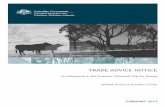 TRADE ADVICE NOTICE · iv TRADE ADVICE NOTICE – PIRANHA® DIP FOR SHEEP PREFACE The Australian Pesticides and Veterinary Medicines Authority (APVMA) is the Australian Government