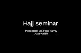Hajj seminar - Islamic Foundation North › resources › Religious Director... · Points to keep in mind • 2 Checklist • Hajj guide • ifn.imam@ifnonline.com • 847-650-9771