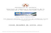 FICHA RESUMEN DE EATIS 2012eatis.org › eatis2012 › images › PDF › sumario_eatis2012.pdf · DCOMP / UFS, la Universidad Aut ónoma de Bucaramanga (UNAB) en Colombia, la Universidad