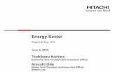 Energy Sector - Hitachi Global › New › cnews › month › 2019 › 06 › ... · 04.06.2019  · 2. Business structure and market trends 3. Review of 2018 Mid-term Management