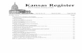 Kris W. Kobach, Secretary of State › pubs › register › 2015 › Vol_34... · Kansas Secretary of State 2015 Vol. 34, No. 12, March 19, 2015 222 Kansas Register RFP/Notice The