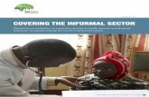 COVERING THE INFORMAL SECTOR - RESYST · 2018-08-22 · entitlements. Balancing centralised and decentralised functions: Retaining locally generated funds can be an important means