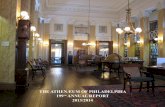 THE ATHENÆUM OF PHILADELPHIA TH ANNUAL REPORT …highquality).pdf · President’s Report In 2014, the Athenæum of Philadelphia celebrated the two-hundredth anniversary of its founding.