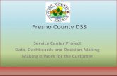 Fresno County DSS - County Welfare Directors Association ...€¦ · Fresno County DSS Service Center Project Data, Dashboards and Decision-Making. ... Feb 2015- CalWORKs Service