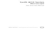 Swift M10 Series › uploads › pdf › M10-Non... · the microscope, use of the microscope is simple. By following these steps, you will be able to begin studying the specimen quickly
