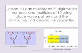 Lesson 1: I can multiply multi-digit whole numbers and ...€¦ · 5th Grade Module 2 –Lesson 1 We are going to learn how to multiply multi-digit whole numbers using the “Associative