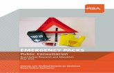 EMERGENCY PACKS Safety/Consultations/RSA_Emer… · emergency pack including a first aid kit, a high visibility vest, a breakdown triangle and a torch to be carried in all vehicles