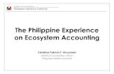 The Philippine Experience on Ecosystem Accountingunstats.un.org/unsd/envaccounting/workshops/Indonesia... · 2015-09-02 · CCA/DRR measure Phil-WAVES Accounts and Policy Questions