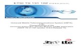 TS 131 102 - V12.6.0 - Universal Mobile …2000/12/06  · 3GPP TS 31.102 version 12.6.0 Release 12 ETSI 2 ETSI TS 131 102 V12.6.0 (2015-01) Intellectual Property Rights IPRs essential