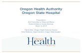 Oregon Health Authority Oregon State HospitalOregon Health Authority Oregon State Hospital Presented to Joint Committee on Ways and Means Subcommittee on Human Services ... – Food