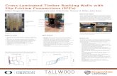 Cross-Laminated Timber Rocking Walls with Slip-Friction ...tallwoodinstitute.org/sites/twi/files/Fitzgerald SFC Poster.pdf · Cross-Laminated Timber Rocking Walls with Slip-Friction