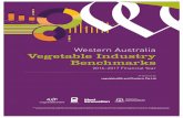 Western Australia Vegetable Industry Benchmarks...• In the 2016–17 financial year the average Western Australian vegetable grower was able to keep vegetable operating costs to