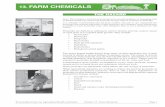 No.13 Farm Chemicals - University of Sydney2019/05/13  · Farm Chemicals Australian Centre for Agricultural Health and Safety Number 13. Farm Chemicals Page 13 Farm Chemicals Page