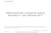 Manual de usuario para Kardia™ de AliveCor® › previous-labeling › kardiamobile...Después de que un usuario haya creado una cuenta en la aplicación para móviles Kardia y haya